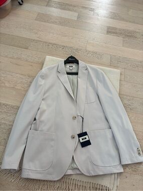 Joseph Abboud Light Gray Sport Coat Blazer